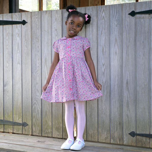 Floral Button-front Dress