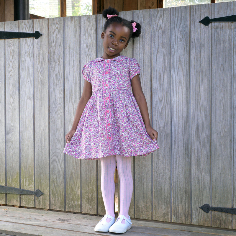 Floral Button-front Dress