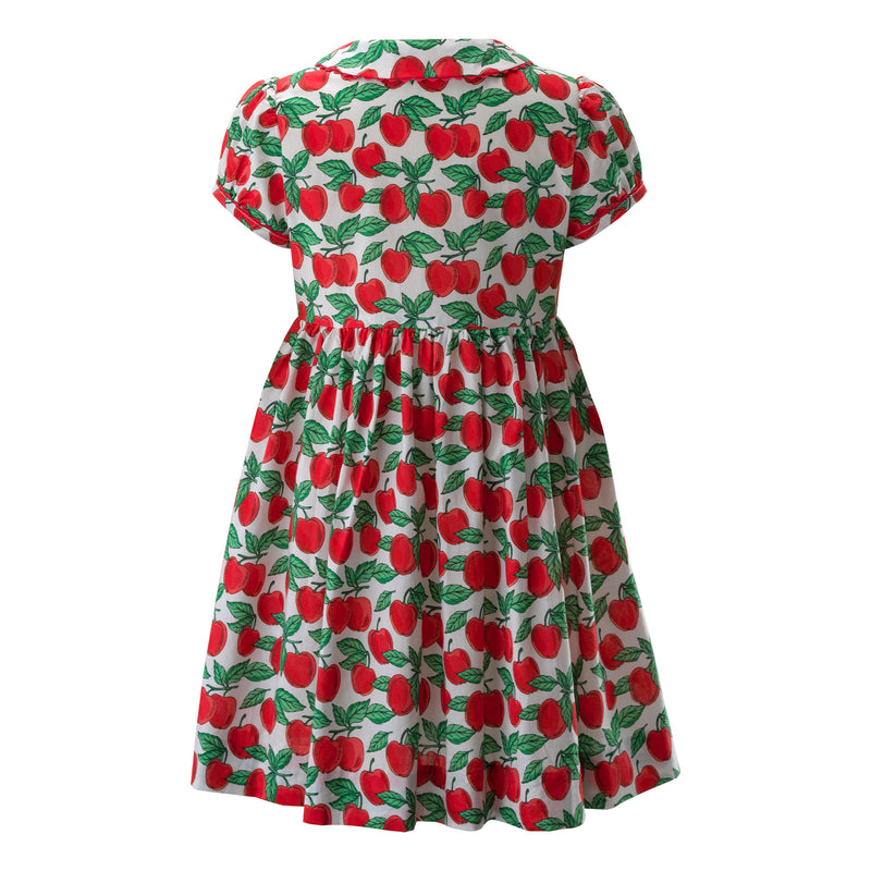 Cherry Button Front Dress