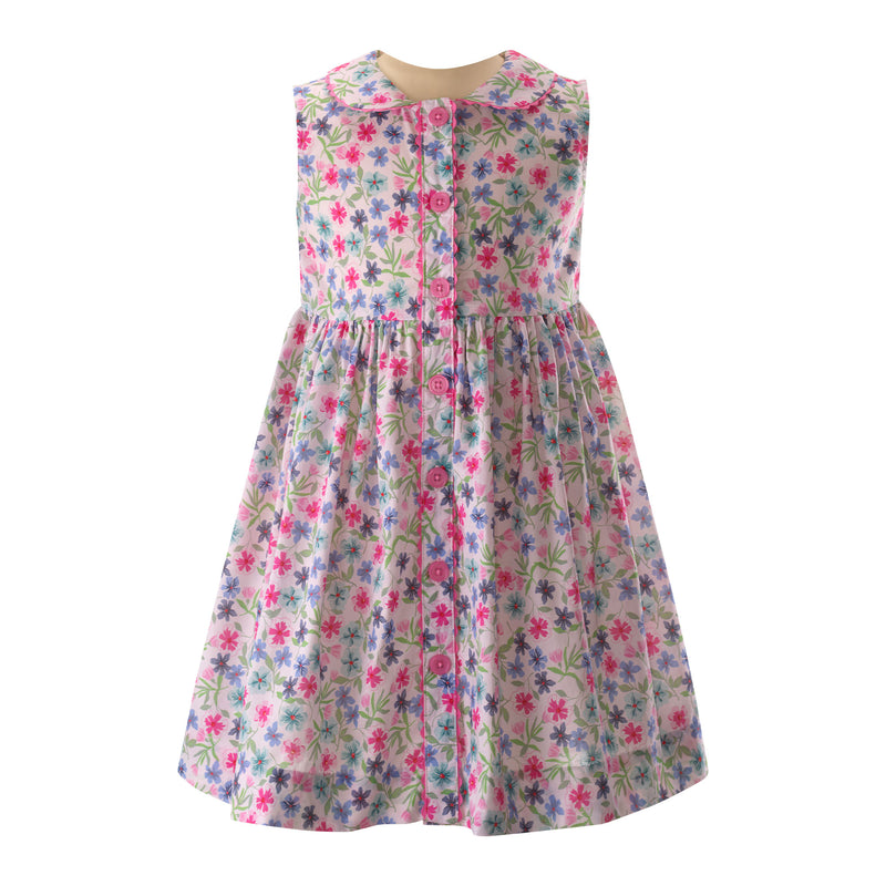 Aster Sleeveless Button-front Dress