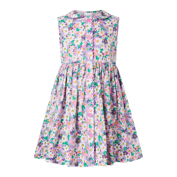 Aster Sleeveless Button-front Dress