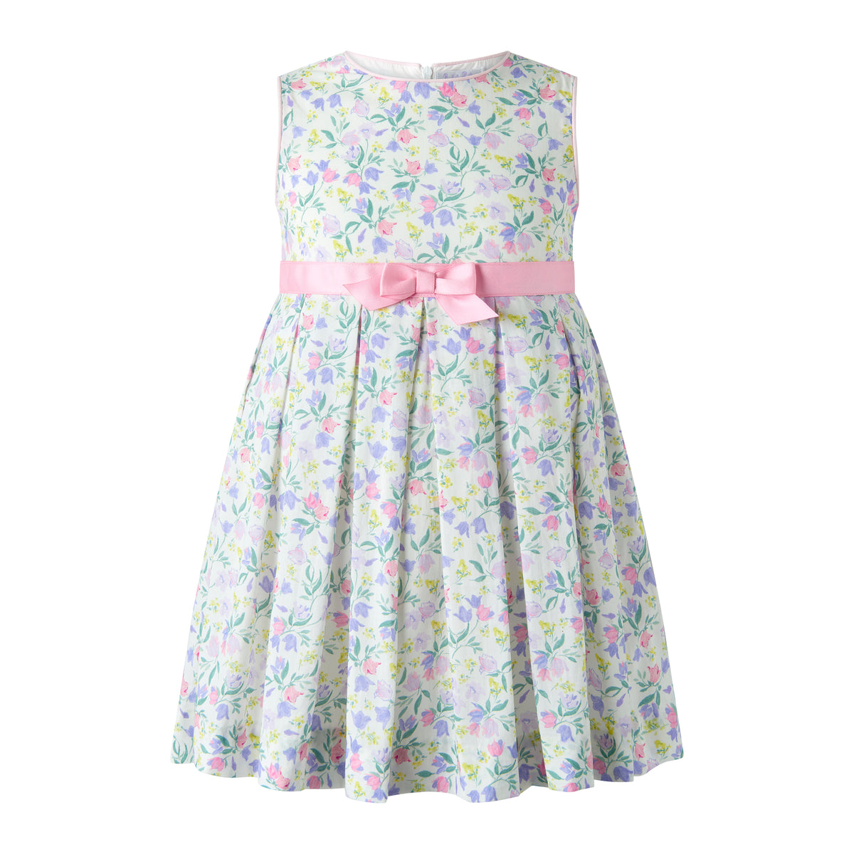 Purple Tulip Pleated Dress
