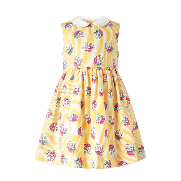 Peter Pan Collar Cafe Dress