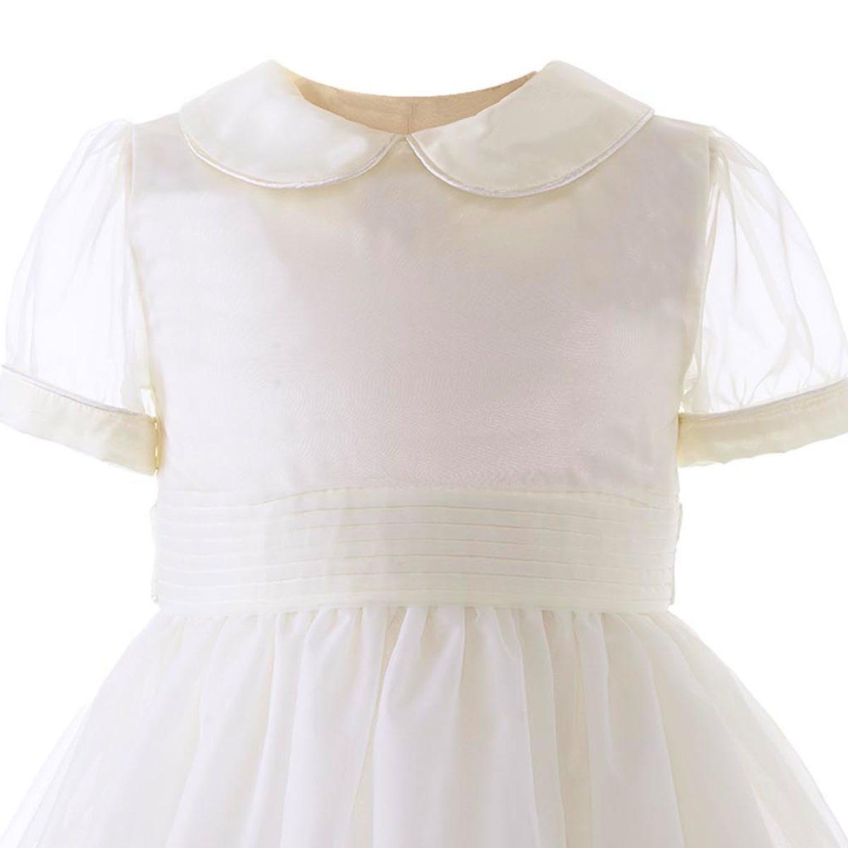 Organza Pintuck Dress