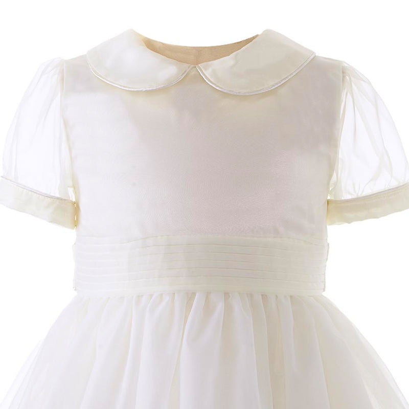 Organza Pintuck Dress