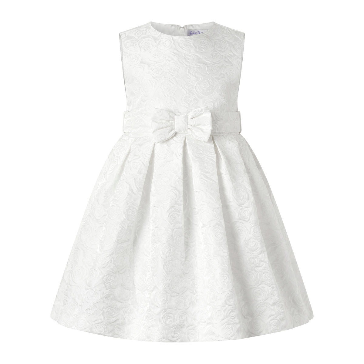 Ivory Rose Damask Party Dress