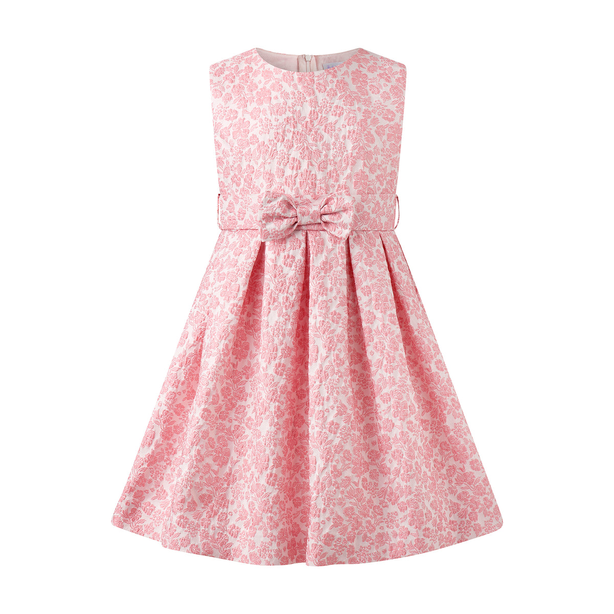Pink Floral Damask Dress