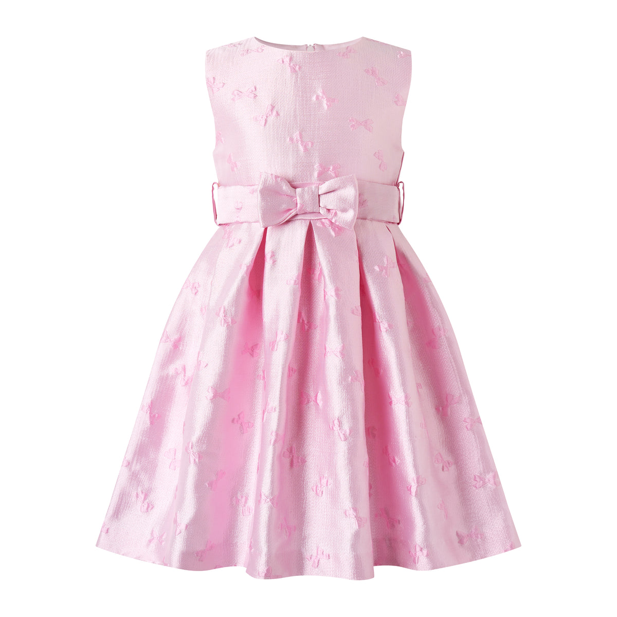 Pink Bow Damask Dress