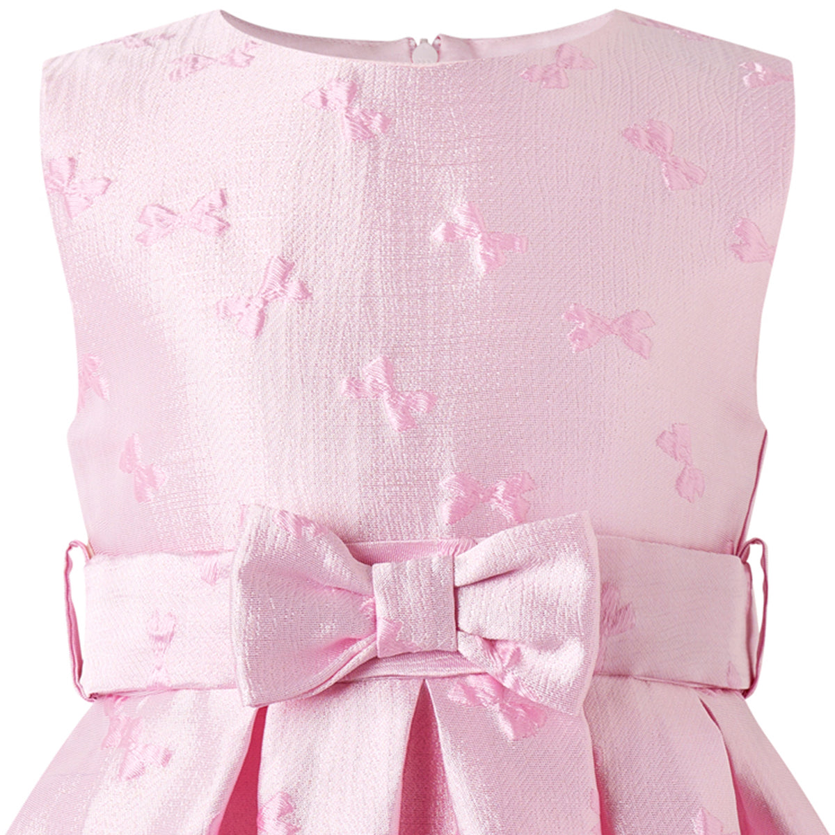 Pink Bow Damask Dress