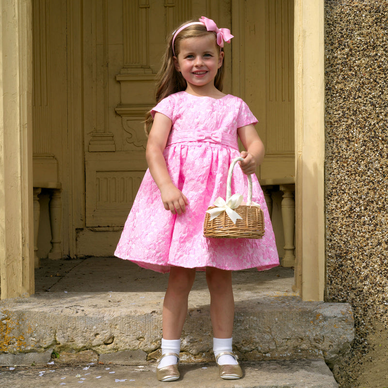 Pink Daisy Damask Party Dress