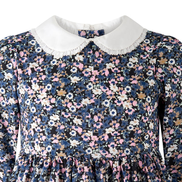 Meadow Floral Peter Pan Collar Dress