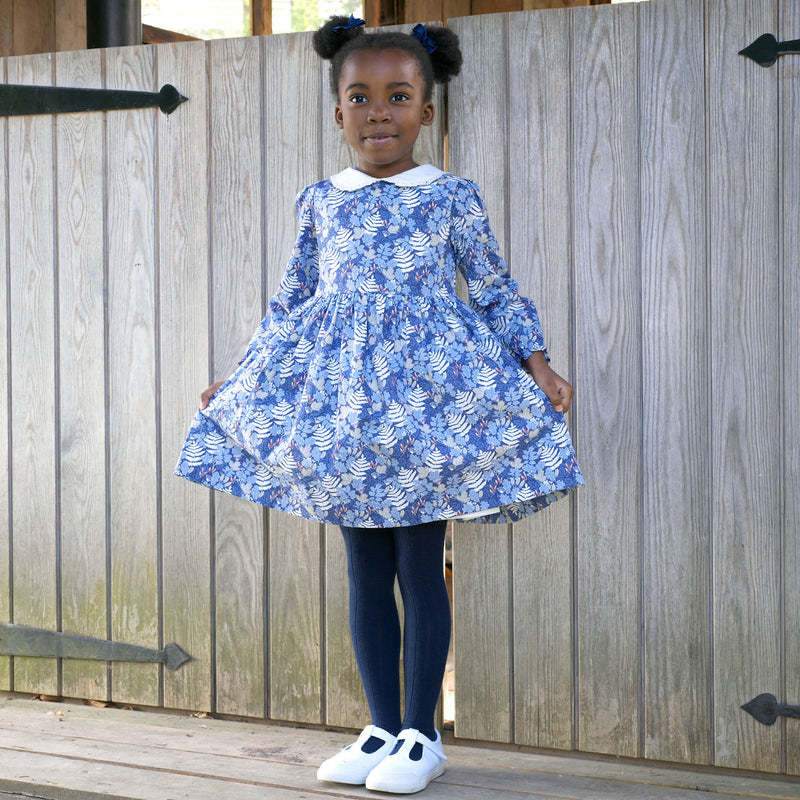 Acorn Leaf Peter Pan Collar Dress