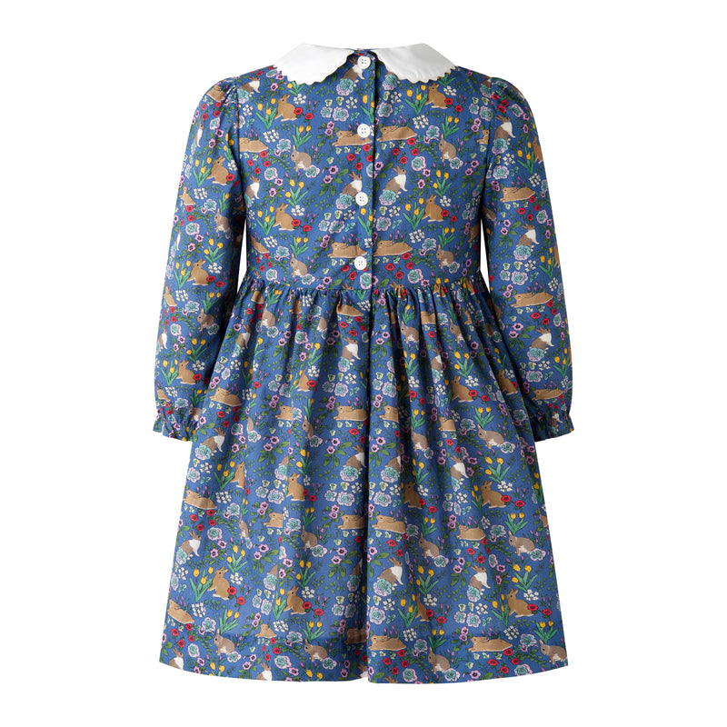 Garden Bunny Peter Pan Collar Dress