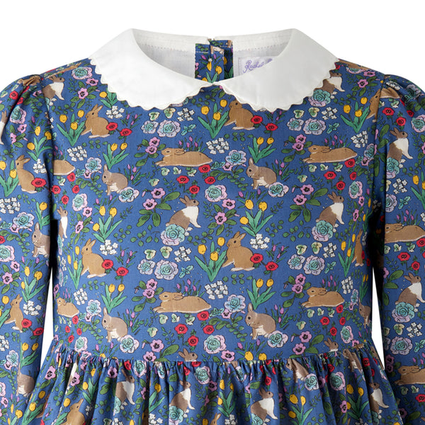 Garden Bunny Peter Pan Collar Dress