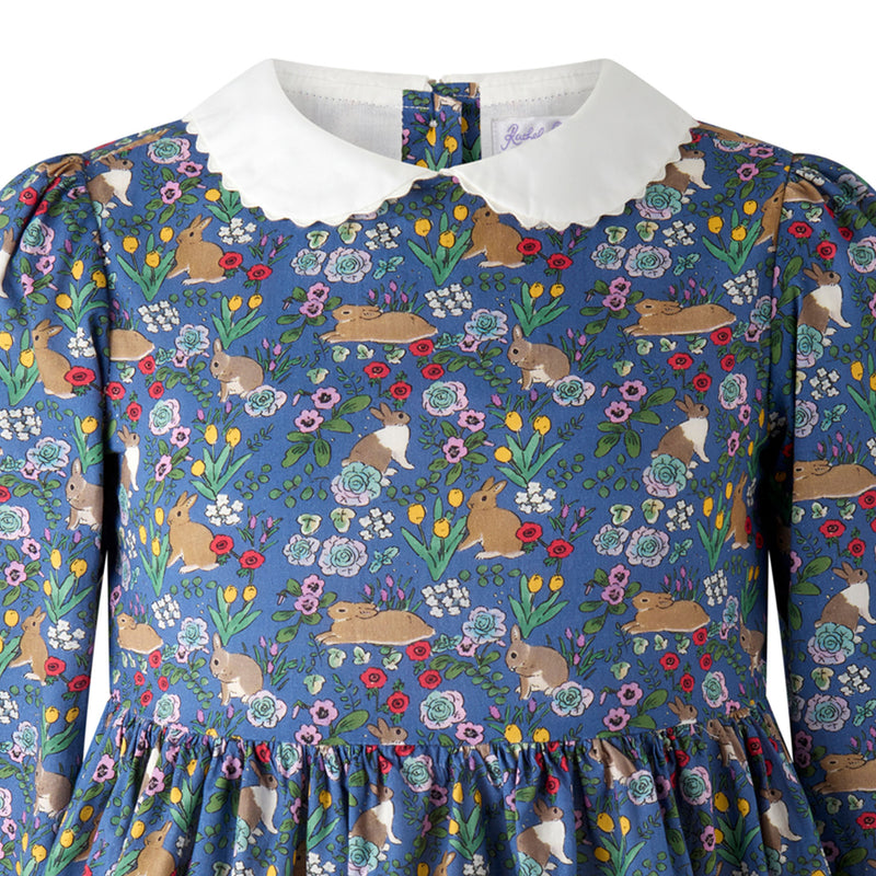 Garden Bunny Peter Pan Collar Dress