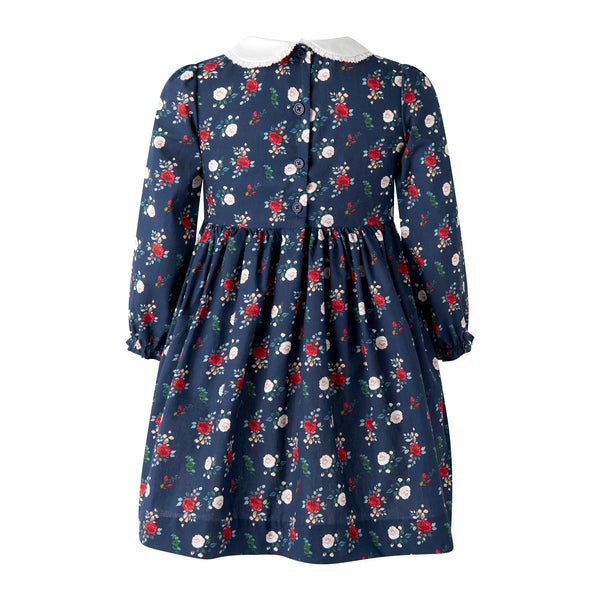 Midnight Rose Peter Pan Collar Dress