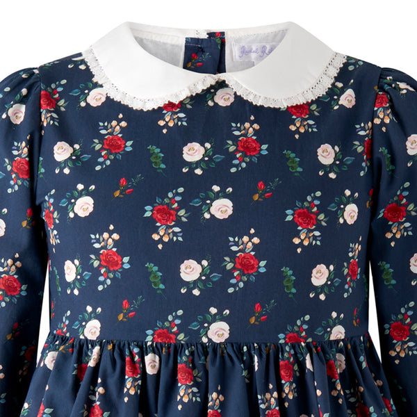 Midnight Rose Peter Pan Collar Dress