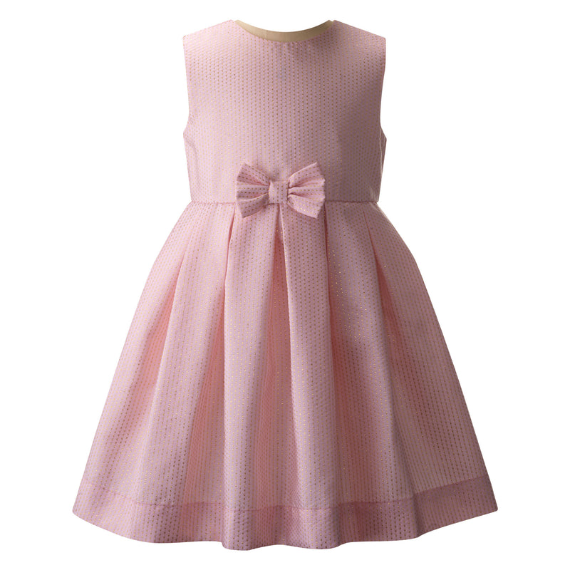 Pink Glitter Damask Party Dress