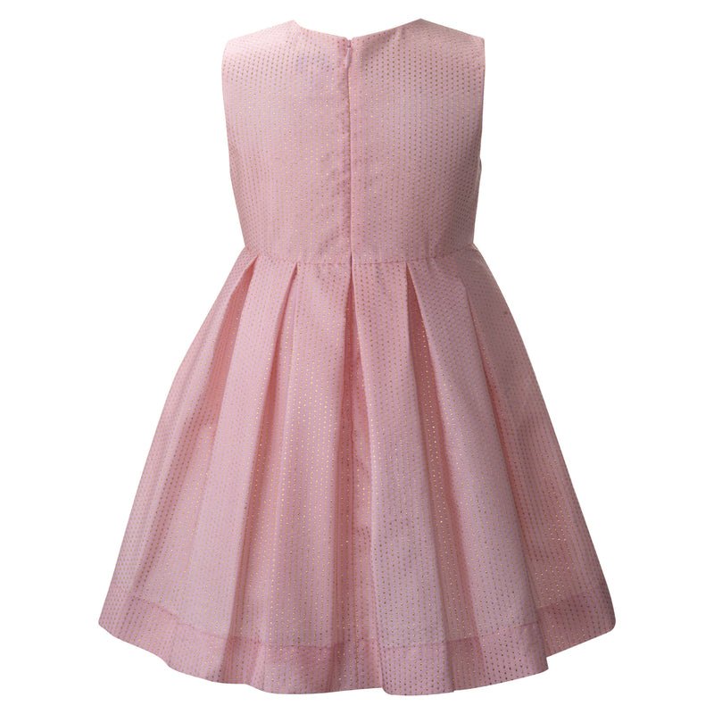 Pink Glitter Damask Party Dress