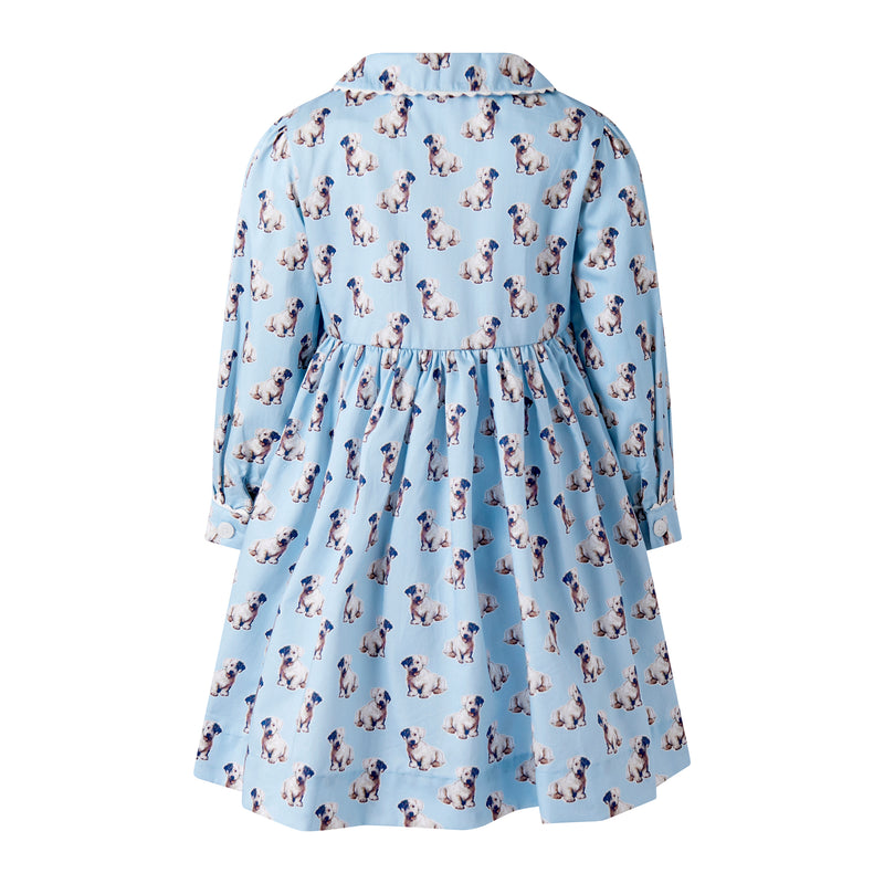 Puppy Button-front Dress