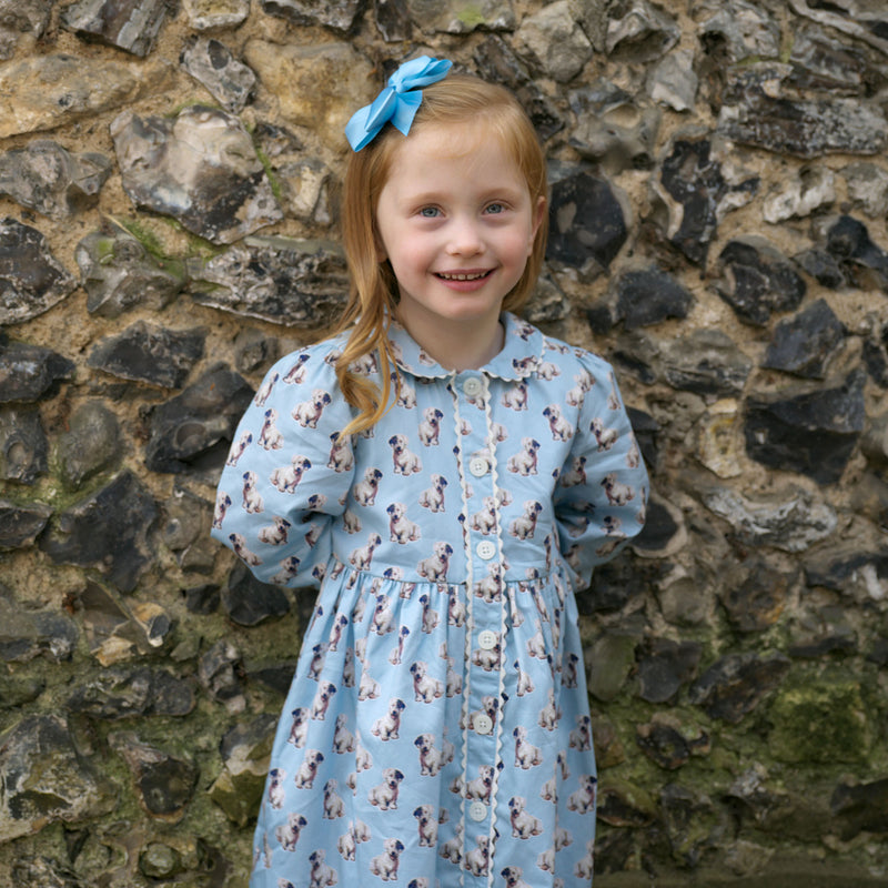 Puppy Button-front Dress