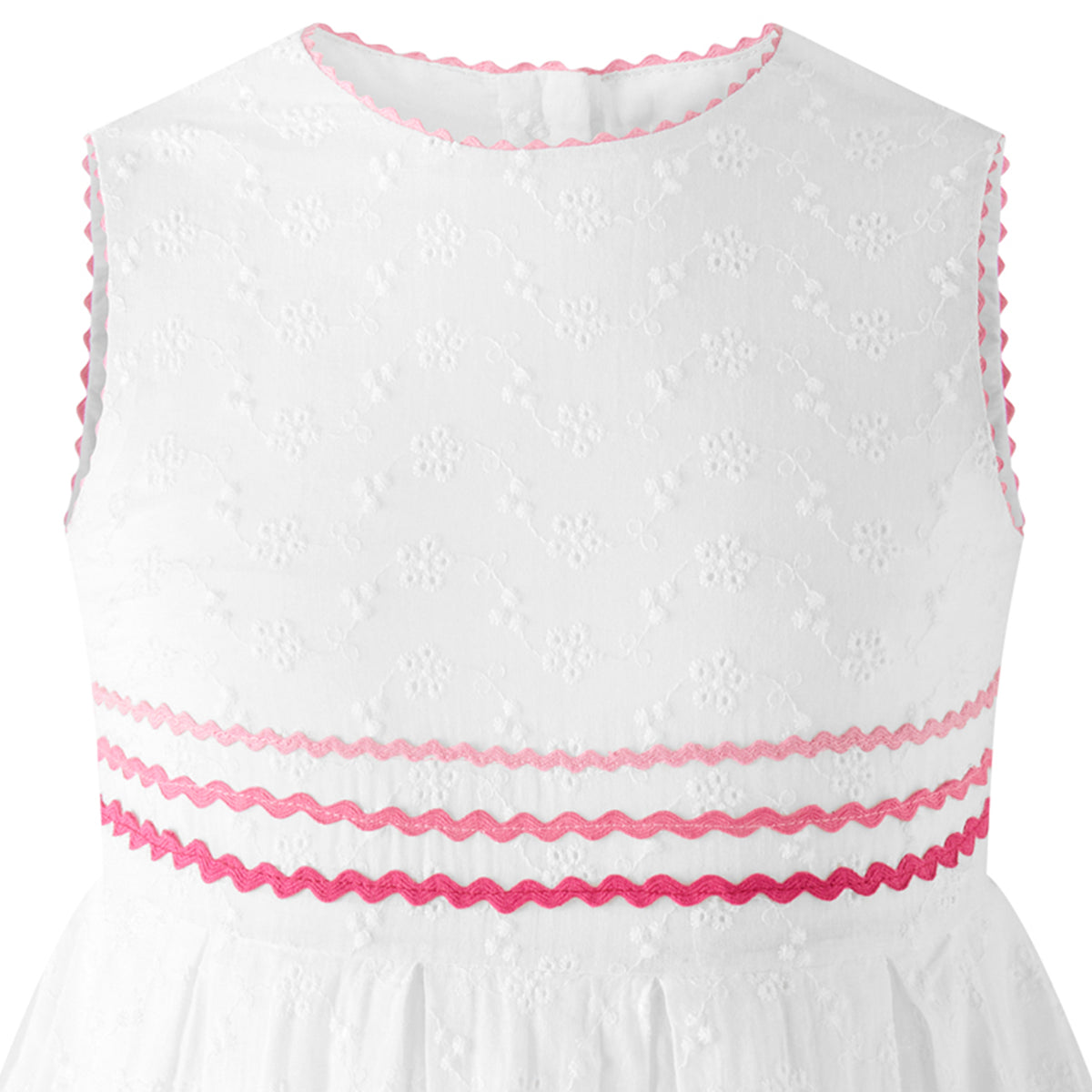 Eyelet Ric Rac Dress