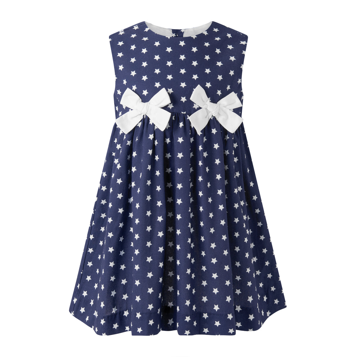 Star Print Bow Dress