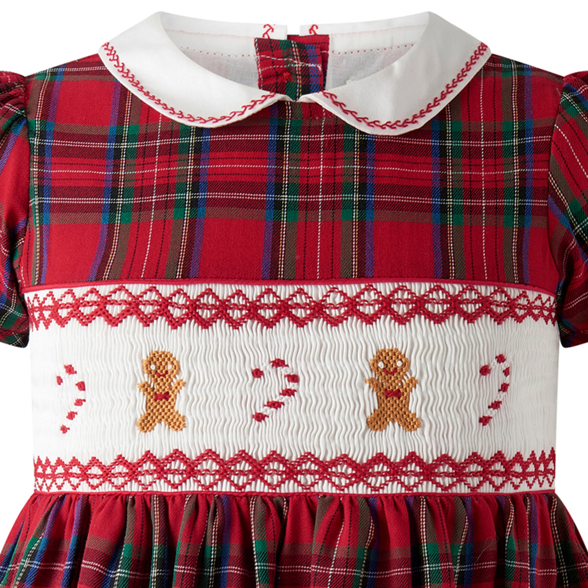 Gingerbread Smocked Dress