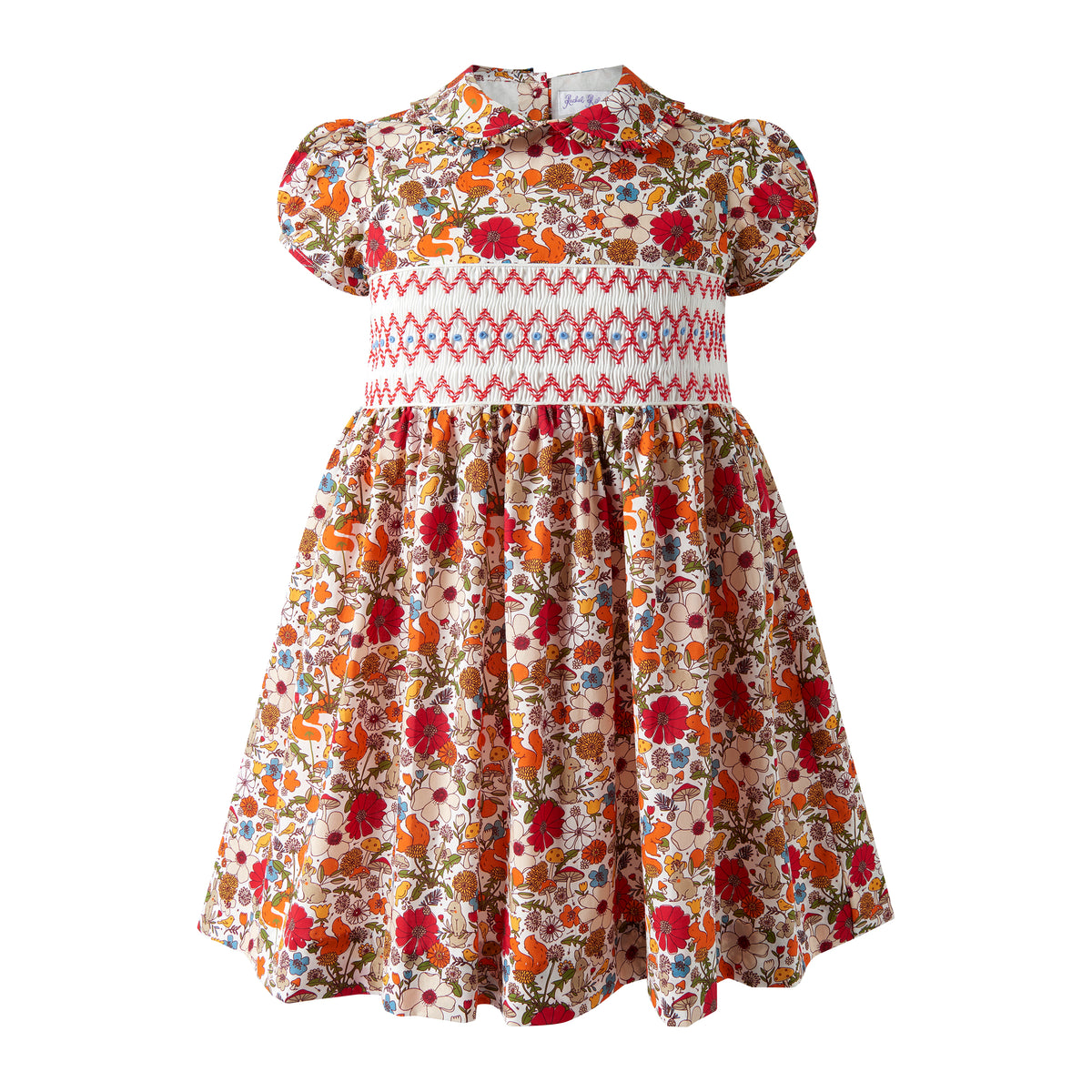 Woodland Floral Smocked Dress