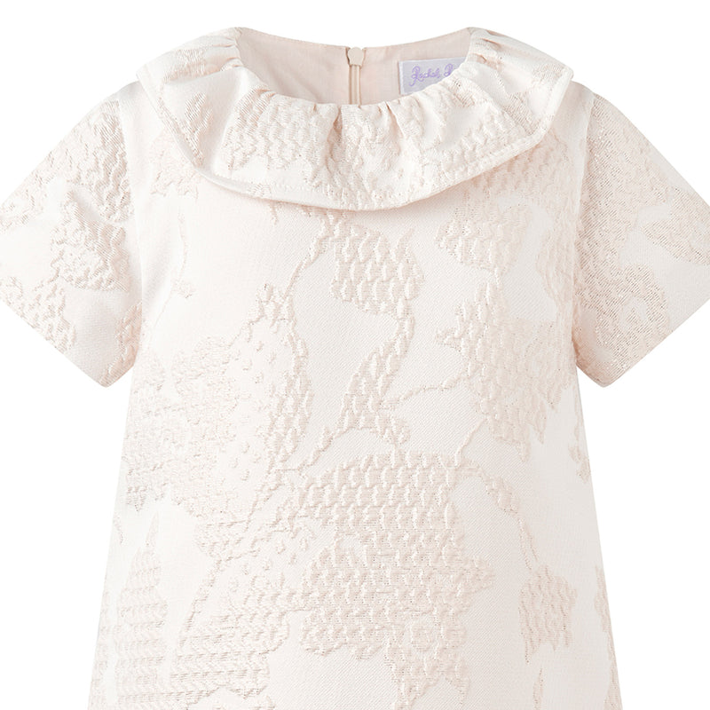 Gold Damask Shift Dress