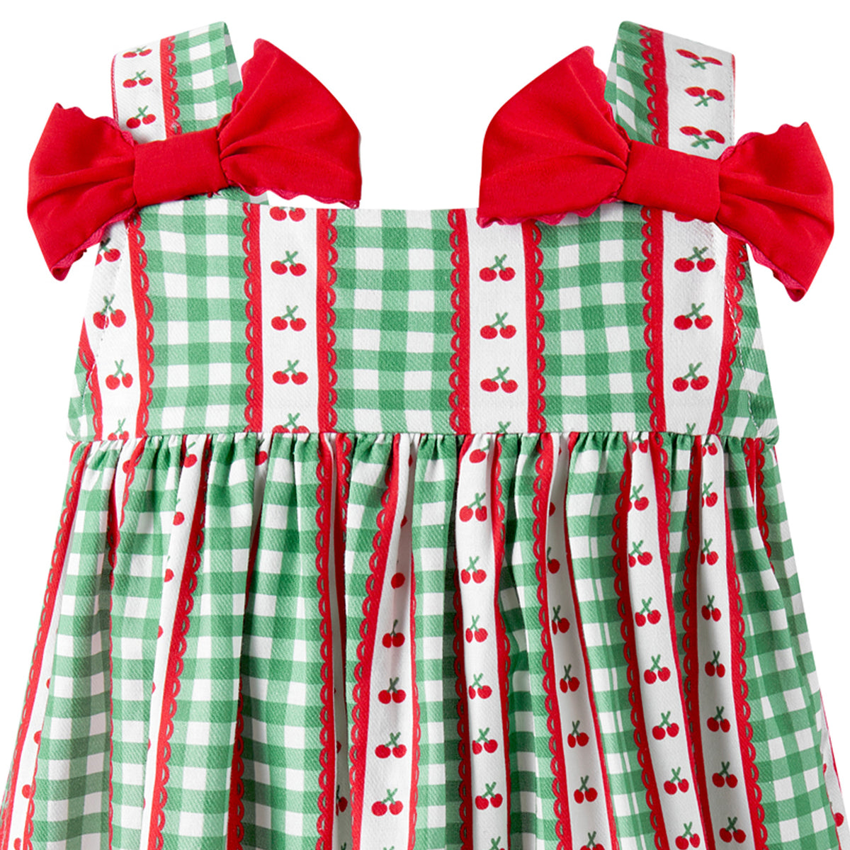 Cherry Gingham Sundress