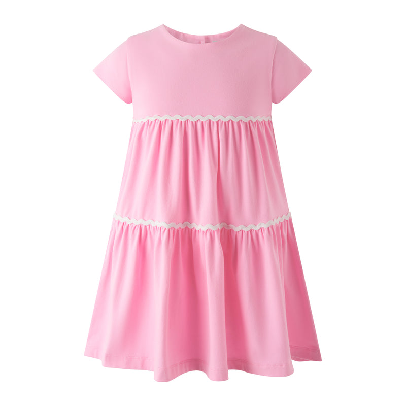 Pink Ric Rac Jersey Dress