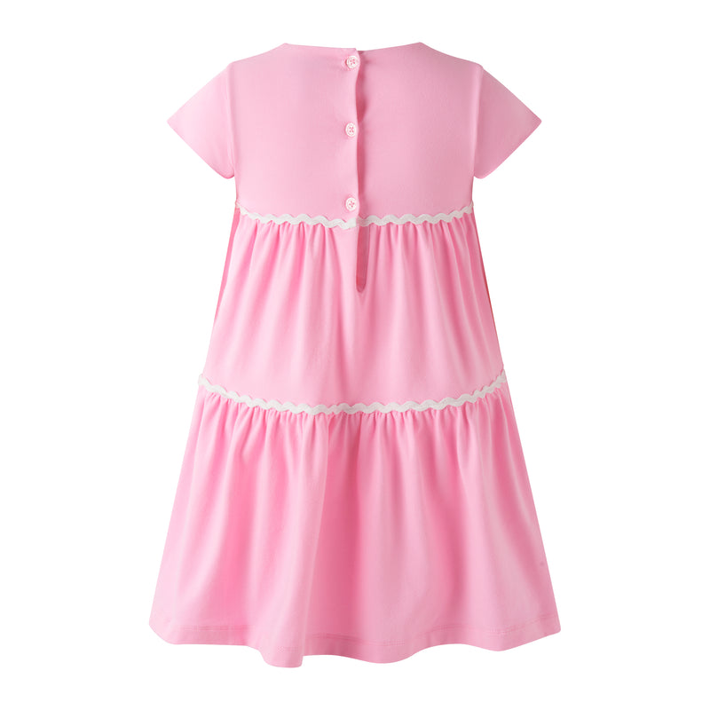 Pink Ric Rac Jersey Dress