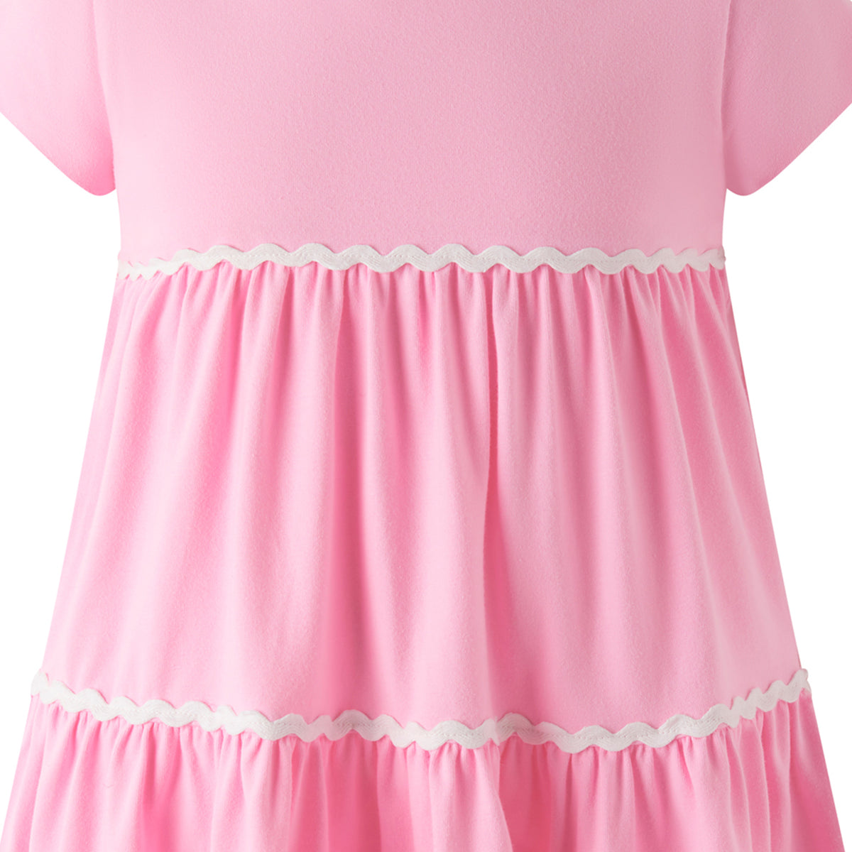 Pink Ric Rac Jersey Dress
