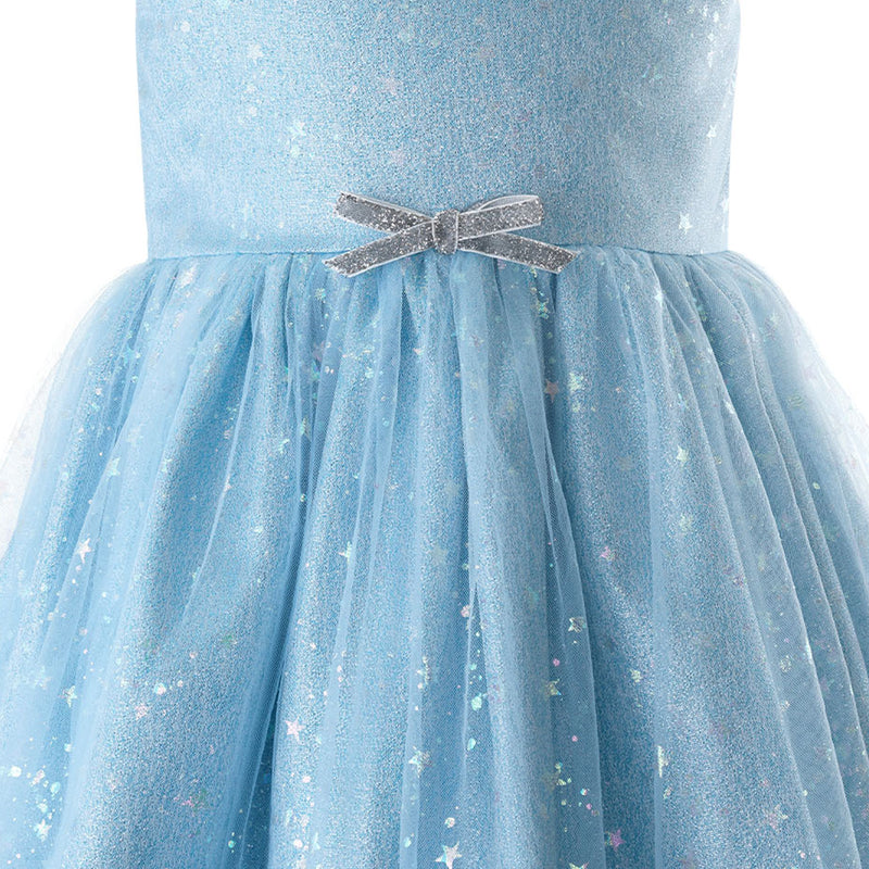 Sparkle Star Tulle Dress Blue
