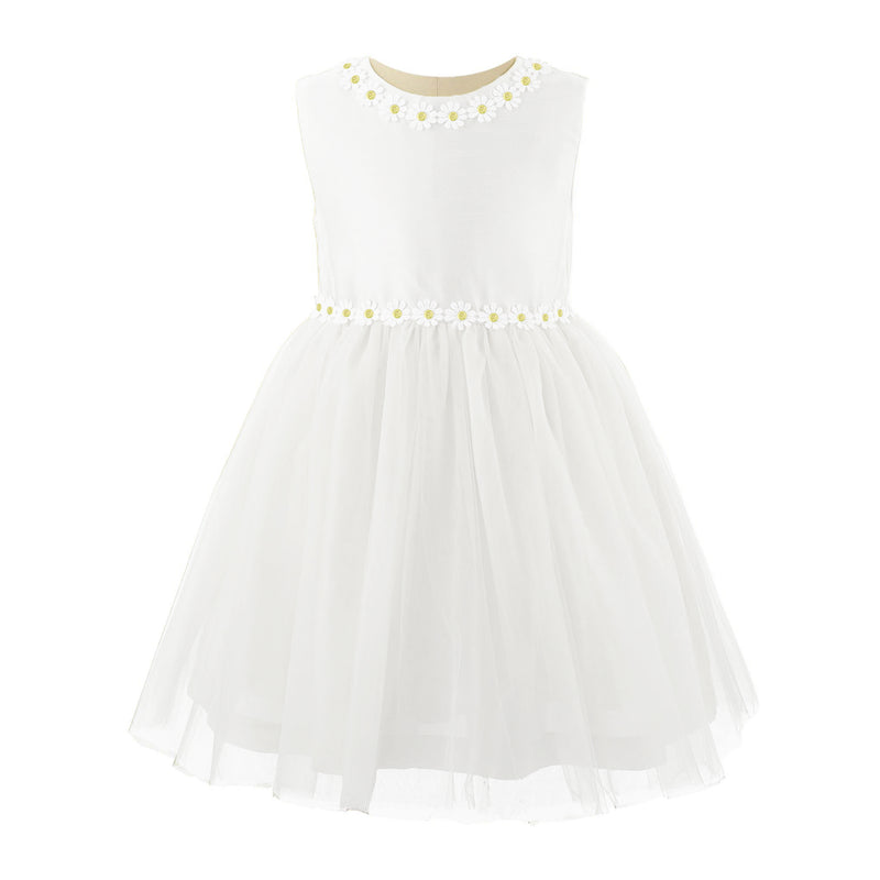 Ivory Daisy Tulle Dress