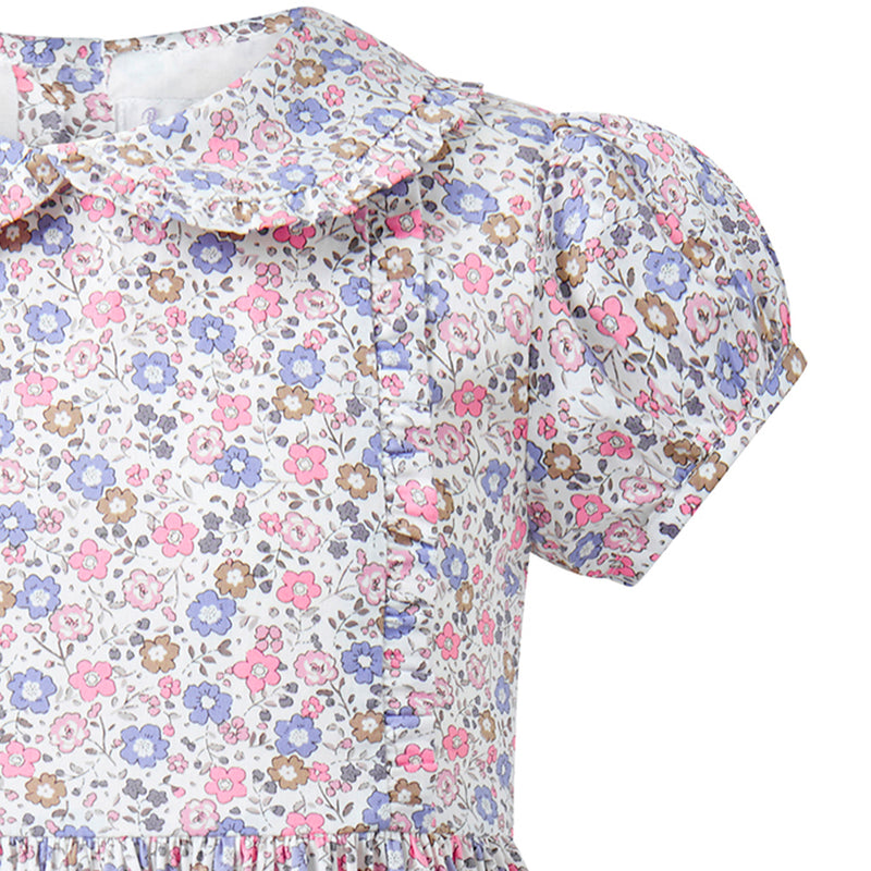 Floral Frill Front Dress