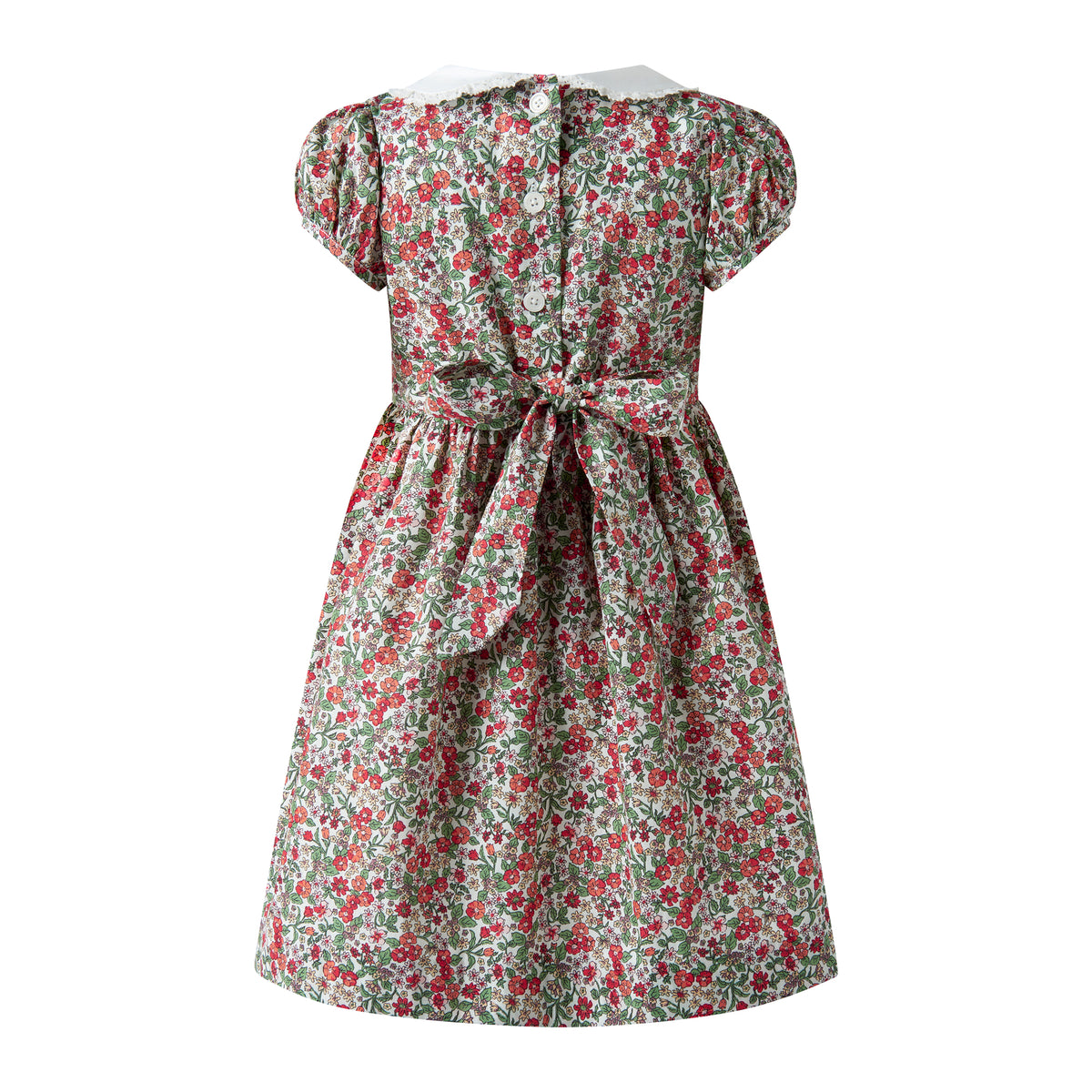 Botanical Frill Front Dress