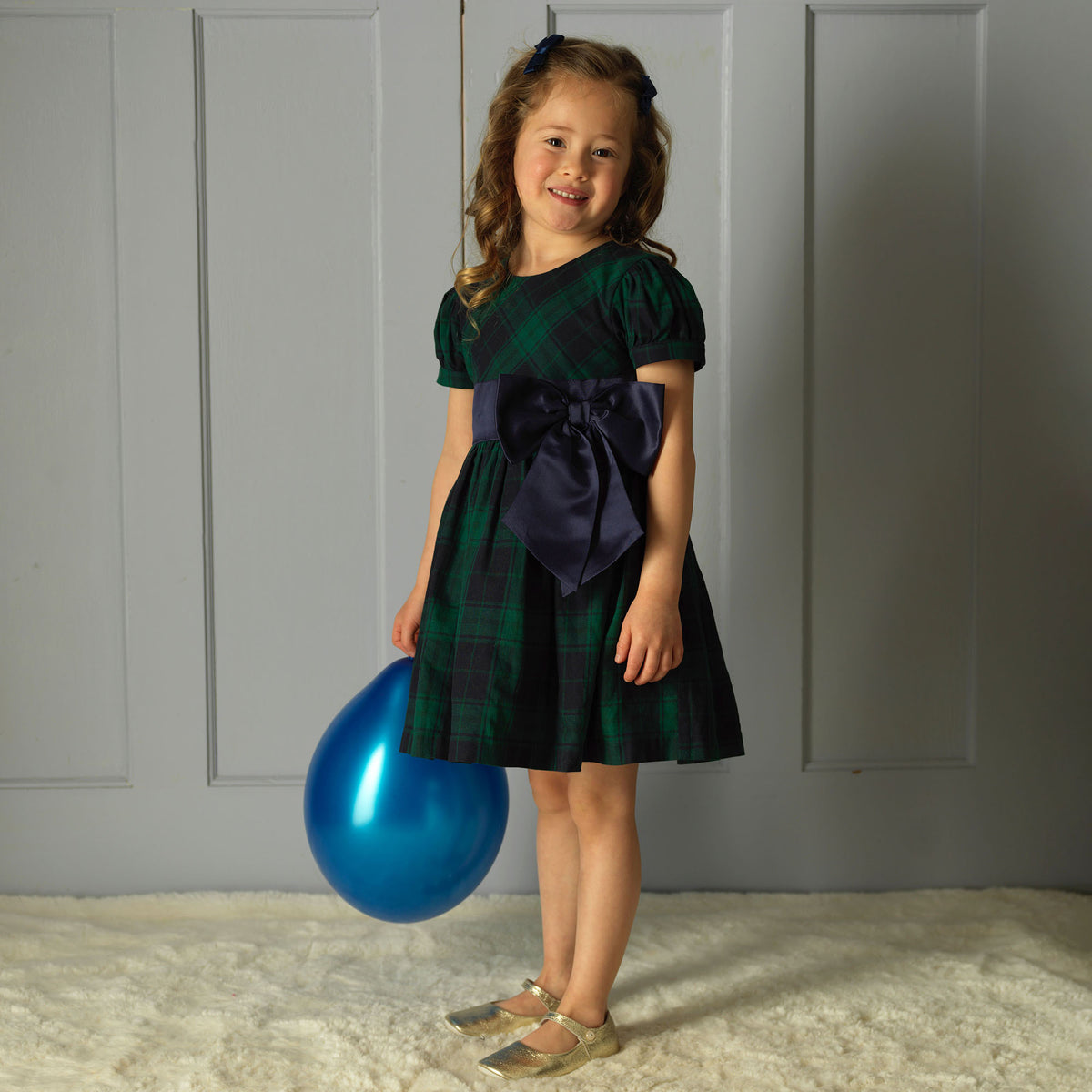 Blackwatch Bow Dress
