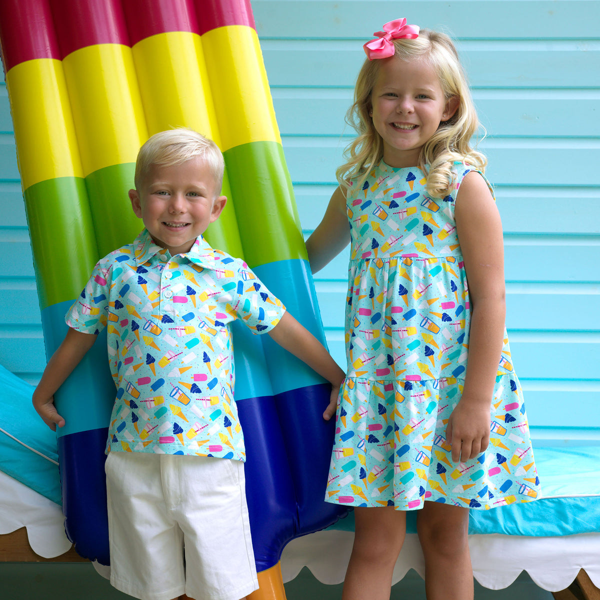 Ice Cream Jersey Dress
