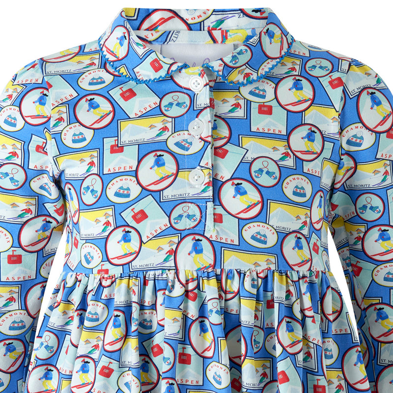Ski Travel Jersey Dress