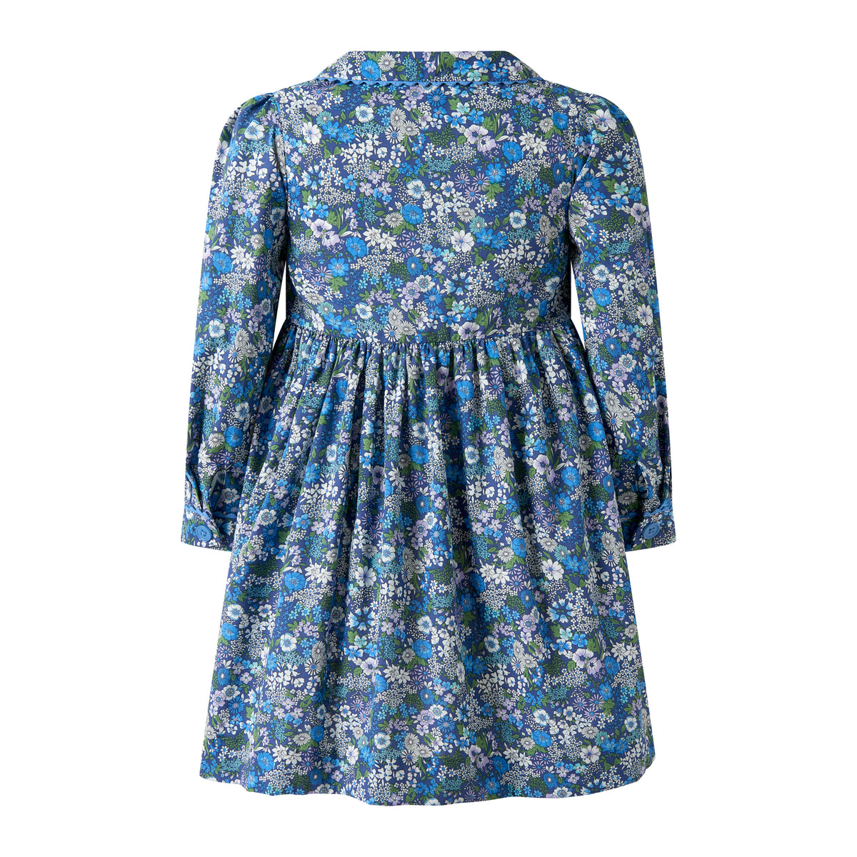 Dahlia Smocked Button-Front Dress