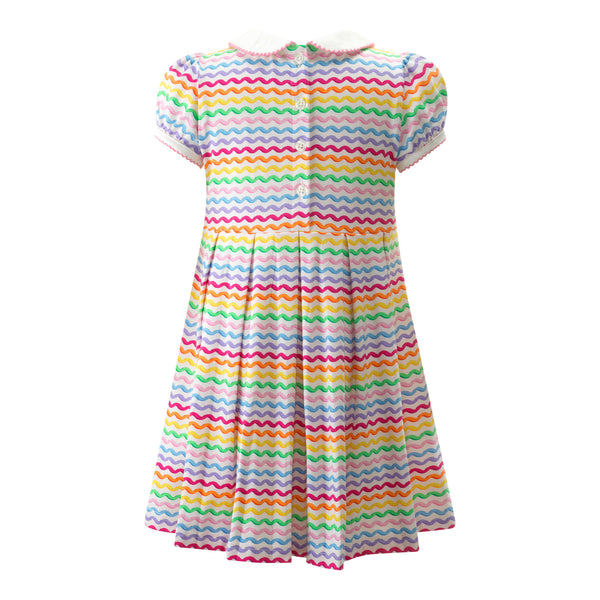 Rainbow Ric Rac Jersey Dress