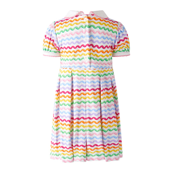 Rainbow Ric Rac Jersey Dress