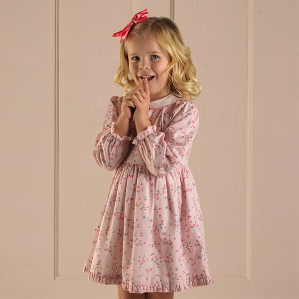 Coral Grosgrain Ribbon Hairbow