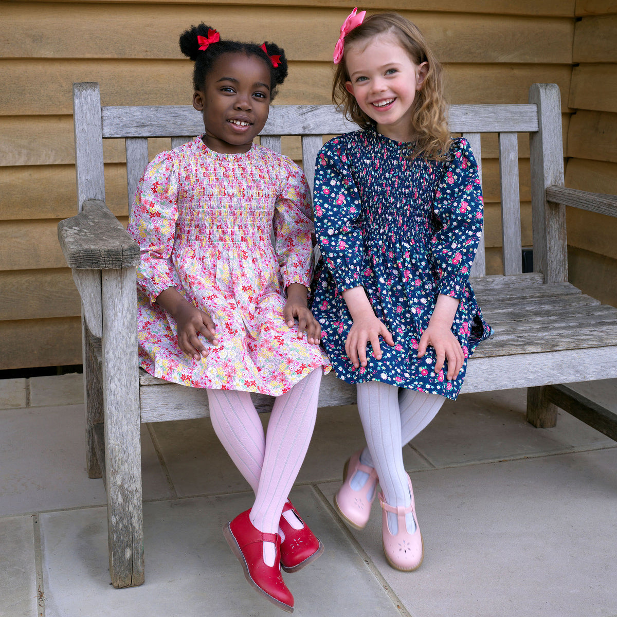 Ditsy Garden Ruched Dress