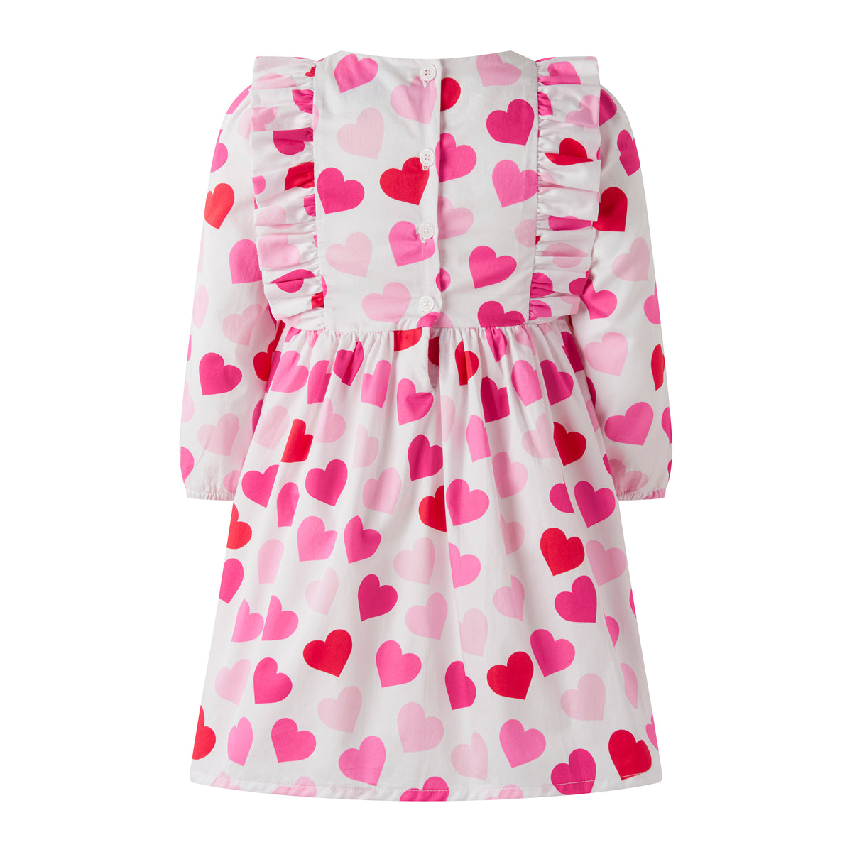 Scatter Heart Frill Dress