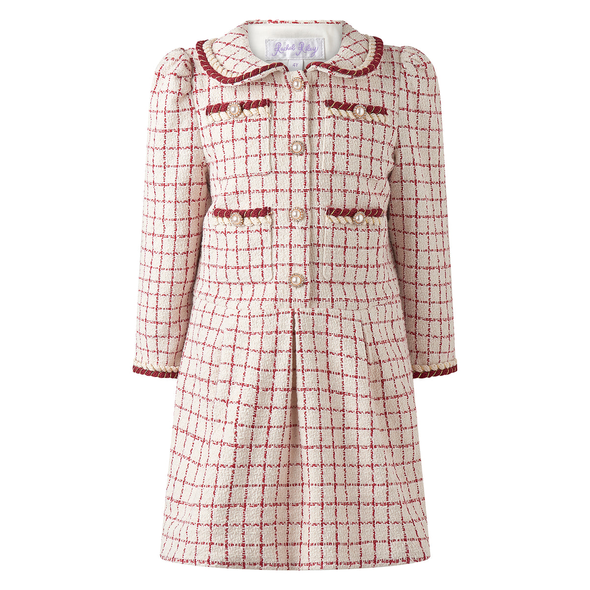 Check Tweed Dress