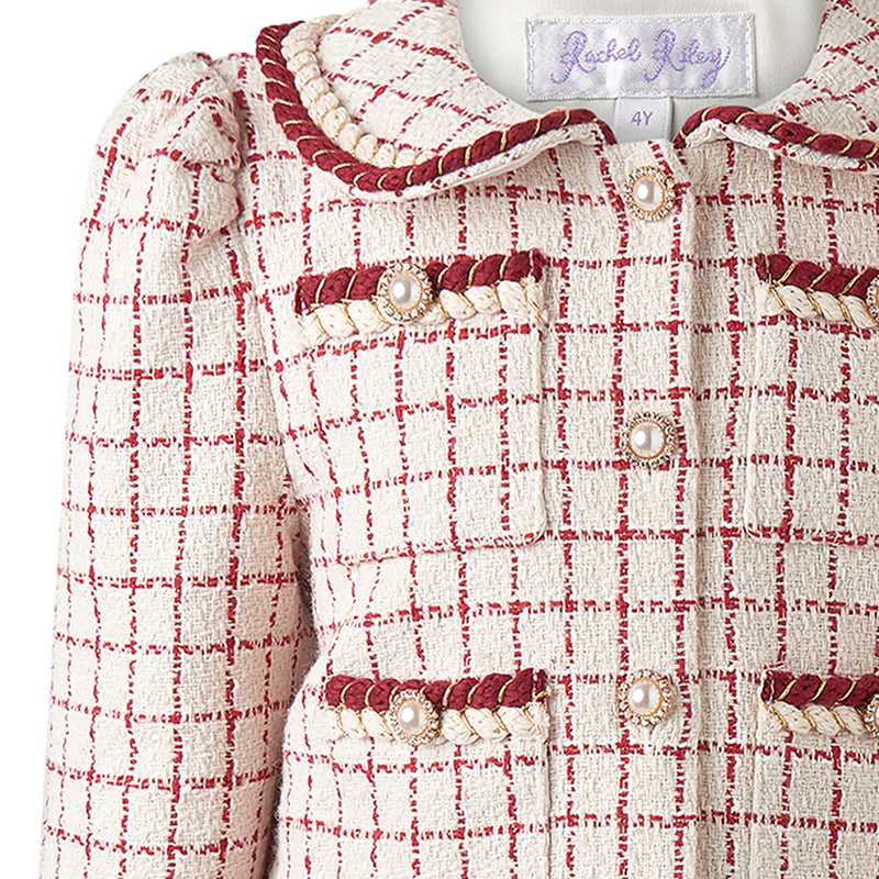 Check Tweed Dress