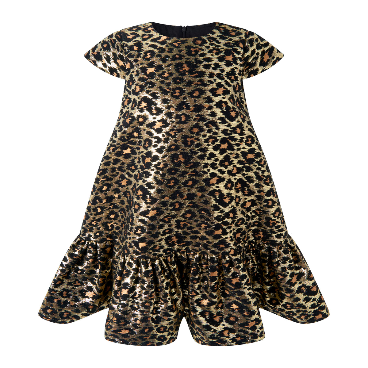 Leopard Damask Party Dress